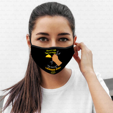 Personalized Dog Gift Idea - Have A Safe Happy And Relaxing Labour Day For Dog Lovers - Cloth Mask